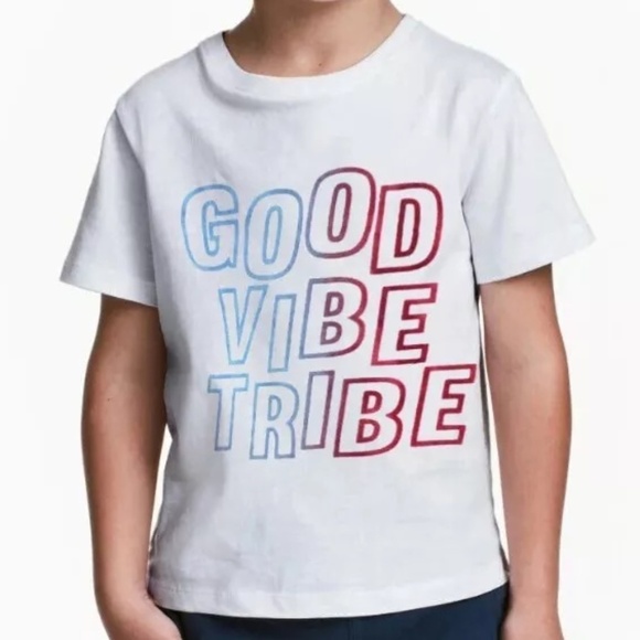 Baby Boys White Embroidered Graphic Print Crew Neck Short Sleeve T-Shirt - Picture 2 of 2